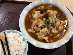 食堂三楼水煮鱼，超好吃！-福州大学厦门工艺美术学院(集美校区)