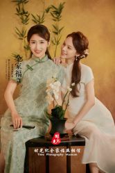 -时光纪亲子全家福照相馆(静安店母女写真父母纪念照)
