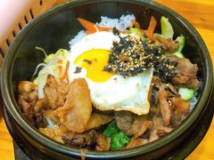 牛肉石锅拌饭-芒果料理小吃(人民大会堂店)