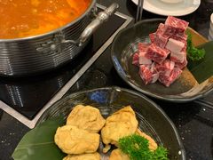 至尊霜降牛肉粒-一哥澳门豆捞·澳门风打边炉(高德置地店)