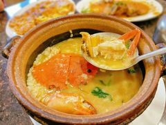 鲜蟹鲍鱼粥-适口餐厅砂锅粥(公信路总店)