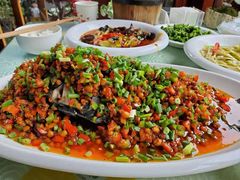 招牌豆鼓鱼-味水记忆·野菌鸡汤土菜馆(青城后山店)