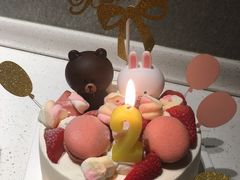 告白气球line蛋糕-半勺舒舒生日蛋糕店