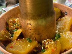 蒜香土豆片-浩海火烧云傣家菜(京广店)