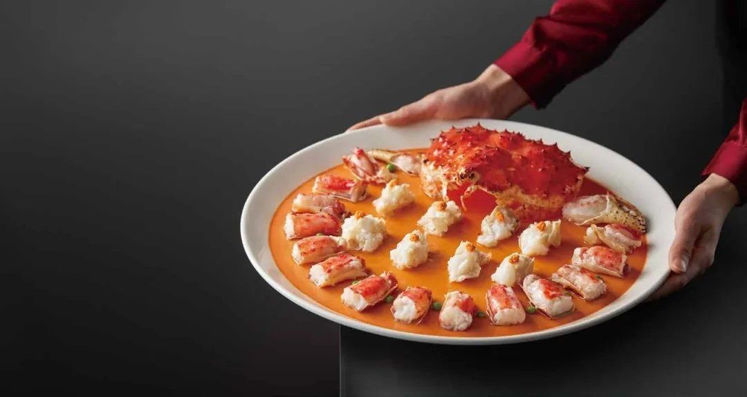 一口入魂!虾汤芙蓉蒸帝王蟹,顶级鲜美的盛宴