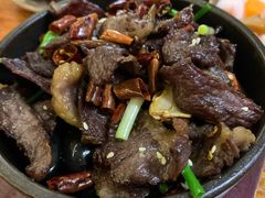 油淋黄牛干巴-滇香肴·云南菜蒸汽石锅鱼(云南北路店)