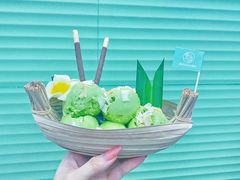曼僖抹茶雪球-曼僖瓦罐咖啡(华山南路店)