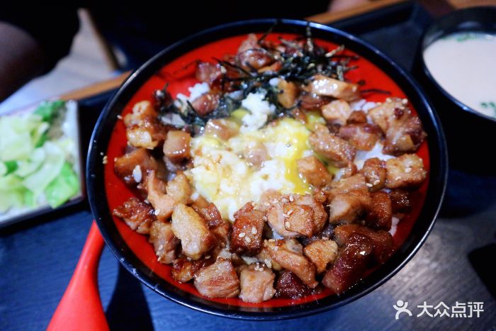 一心轩日式豚骨拉面(羊皮巷店)温泉蛋叉烧饭图片 - 第327张