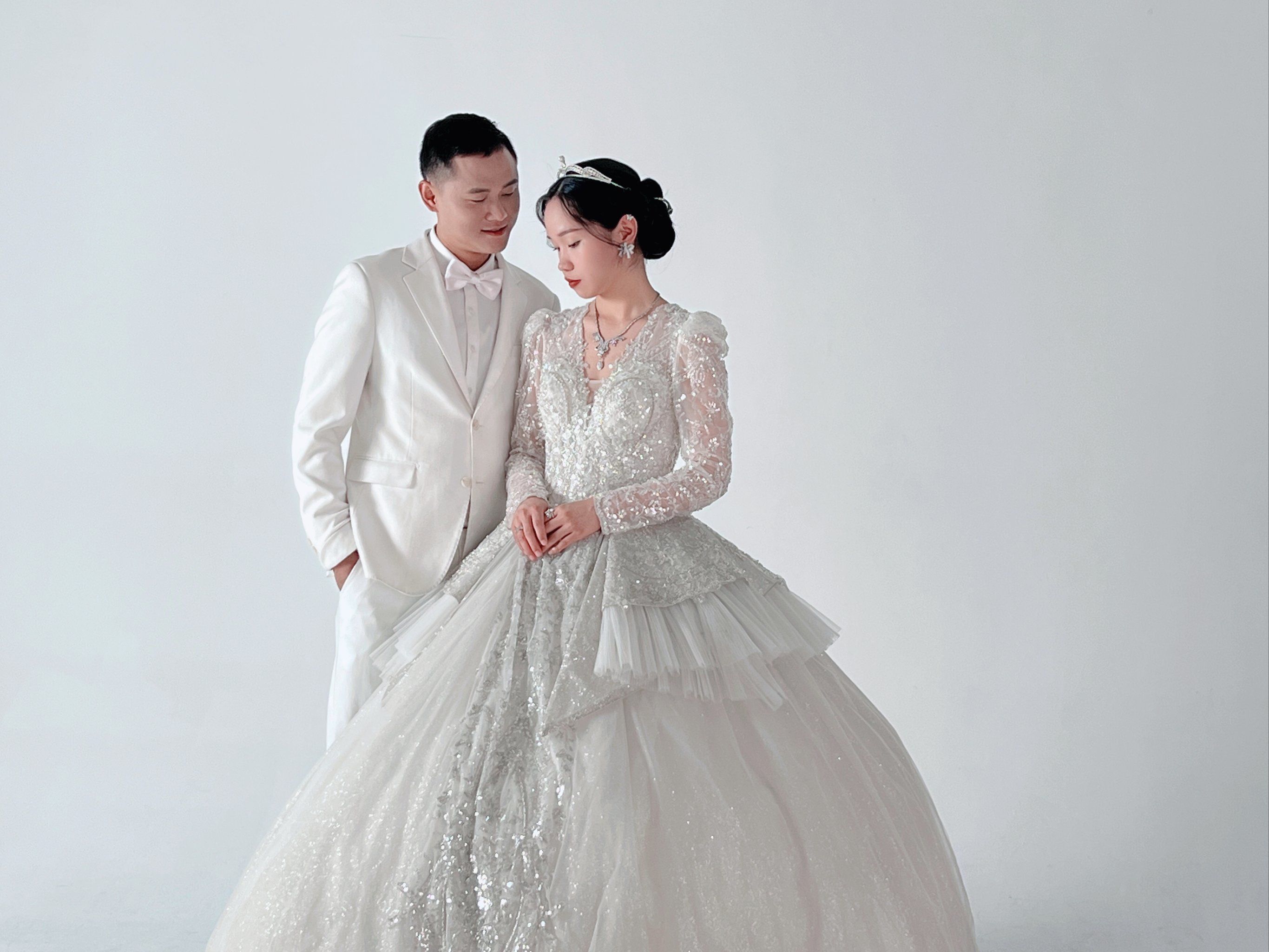 婚纱照花絮  迪纳婚纱