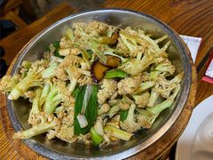 大盆有机菜花-呱呱叫民俗风味主题餐厅(沣峪口店)