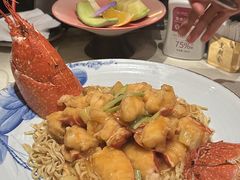 苏格兰蓝龙虾捞面-皇朝会.经典传统粤菜(外滩店)