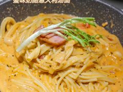 蟹味奶酪意大利汤面-秀儿家の小确幸花园西餐厅