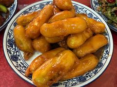 糖醋脆皮茄子-北大地皖峰饭馆
