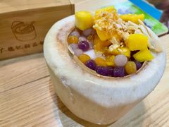 招牌青椰子冻加芒果-广德记·椰子冻手制甜品(福田总店)