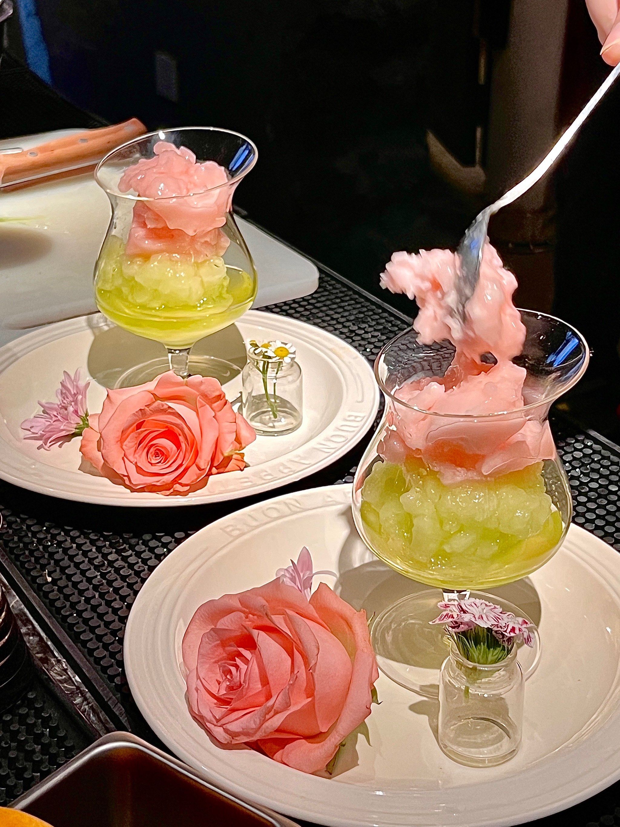 在西安!喝到的鲜花漂亮酒!
