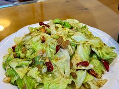 爆炒油渣卷心菜-重庆石磨豆花庄(乔庄店)