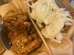 炸鸡翅一半一半-富乐满韩国正宗炸鸡韩国料理(虹泉路店)