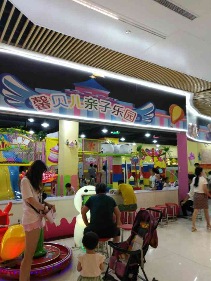 打分 看着不大很小,可能是我大的游乐场去多了,不过在沃尔玛下面,逛