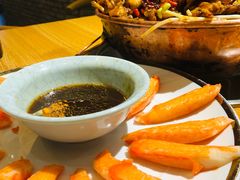 芥末蟹棒-超越炭火牛蛙火锅鸡(河东店)