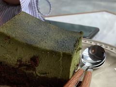 抹茶巴斯克蛋糕-及咖啡GatherCoffee(华申大厦店)