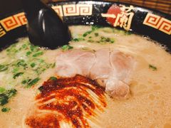 肉质嫩滑的叉烧肉-天然豚骨拉面专门店 一兰(铜锣湾店)