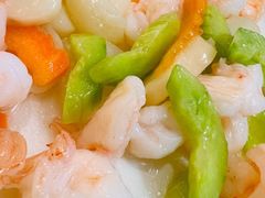 清炒虾片-烤肉季饭庄