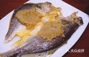 Steamed Yellow Croaker with Ginger Paste