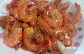 Garlic Braised Shrimp