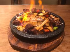 火焰杏鲍菇焗牛肉-北李妈妈菜(鲁能城店)