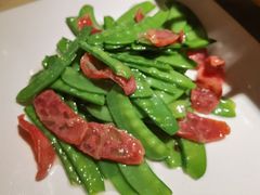 腊肠荷兰豆-绿茶餐厅(西单老佛爷店)