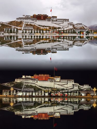 来西藏布达拉宫怎么能错过布宫倒影‼️