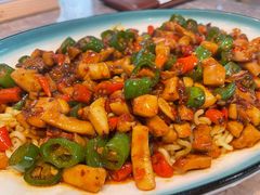 火辣鱿鱼拌面-屋里家延边朝鲜族冷面(梅林3店)