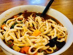 刚端上来的臊子面-煜北·西北小馆(曲阳路店)