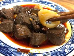 辣子蒜牛血-兄弟俩老李家牛肉汤(总店)