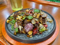 五彩爆牛仔骨-松雅轩海鲜酒家(同和店)