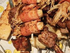 招牌红柳羊肉串-新疆烧烤王(广灵店)