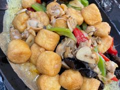 铁板豆腐-东海渔村海鲜码头大排档