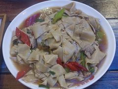 尖椒干豆腐-姥姥家大缸烧烤(台东店)