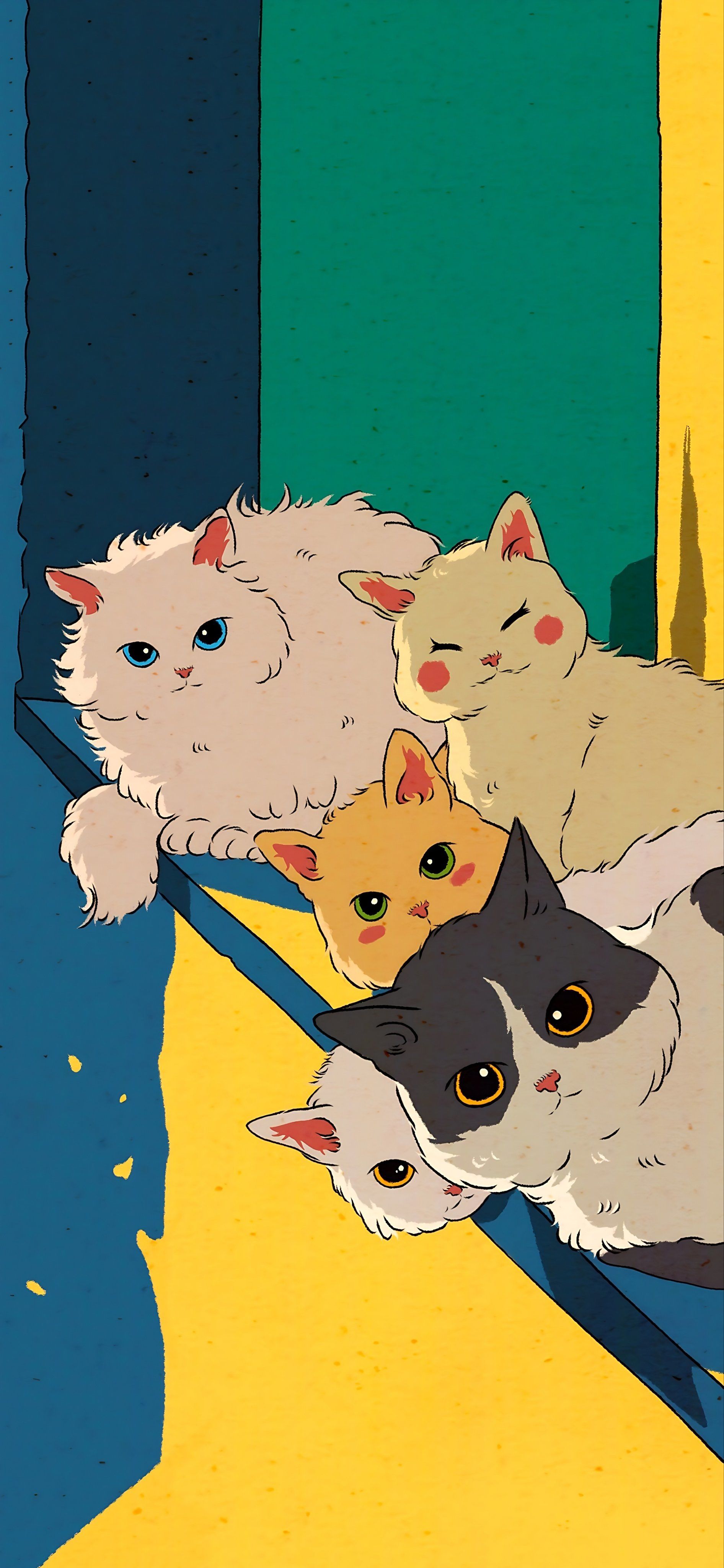 猫咪壁纸萌化心