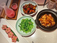 邹山腐皮鸡毛菜-竹外桃花·江南小酒馆(SKP·S店)
