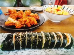 金枪鱼紫菜包饭-猫头鹰炸鸡