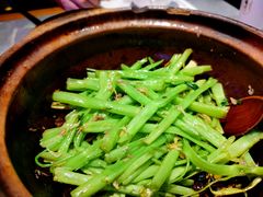 虾酱啫通菜梗-啫神·广州地标美食(北京路店)