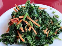 人参菜-北京龙庆四季香农家饭庄·灶台鱼·碳烤虹鳟鱼(龙庆峡店)