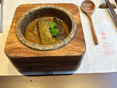 羊肚菌烧黑豆腐-无味舒食(思南公馆店)