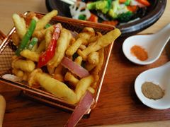 翠花炸鲜蘑-关东小磨东北菜(上海长风大悦城店)