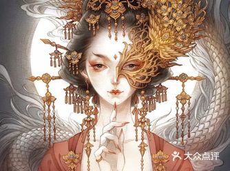 唯美古风半面妆，看一眼就爱上