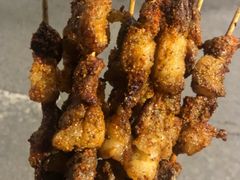 -劳动公园新疆人烤腰子