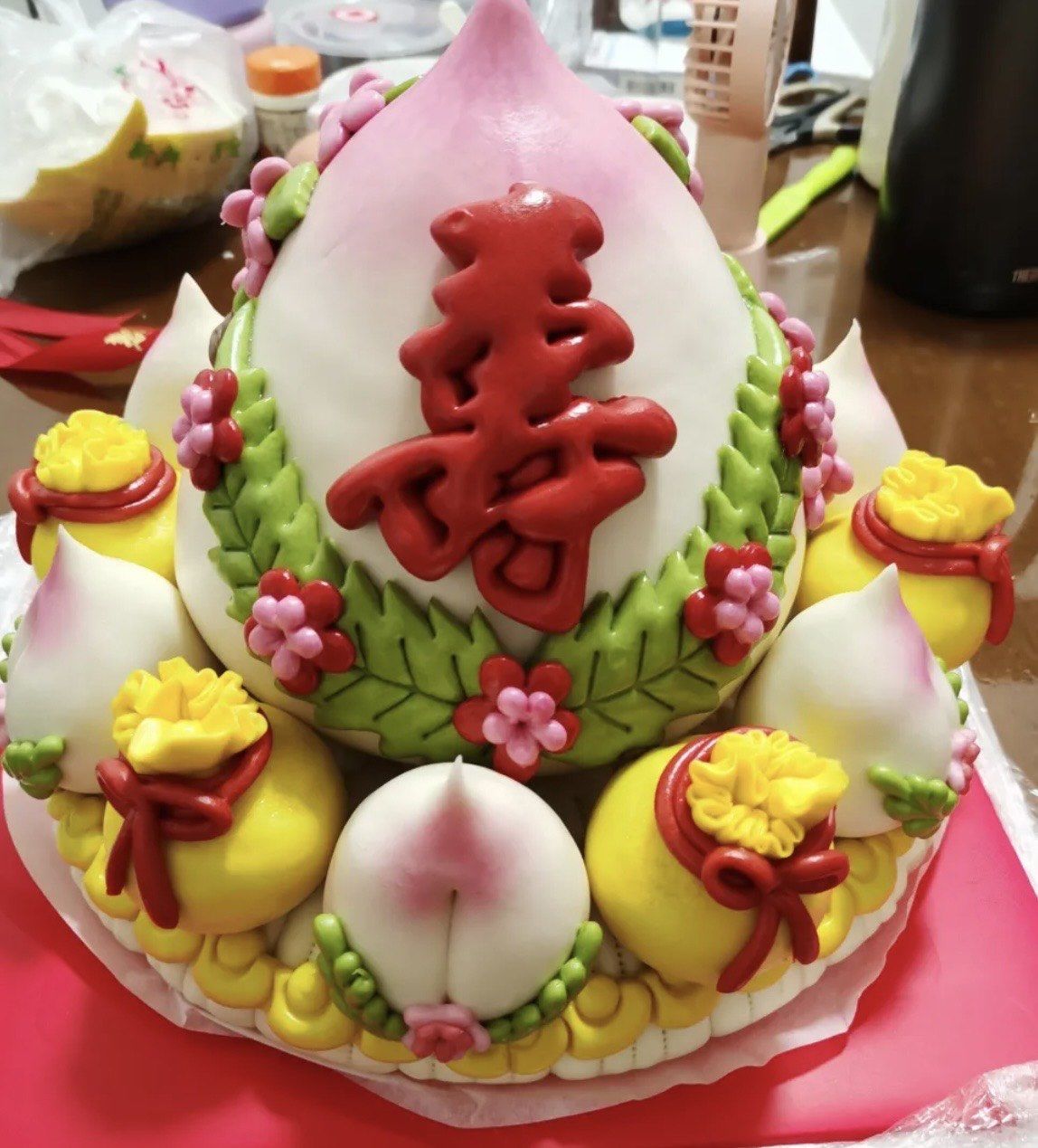 好看好吃的寿桃