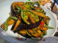 茄子豆角-锦州烧烤·老成都家常菜(东大桥店)