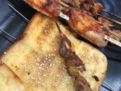 烤面包片-宝记烧烤·碳锅羊肉·羊蝎子火锅·夜食社(文体路创始店)